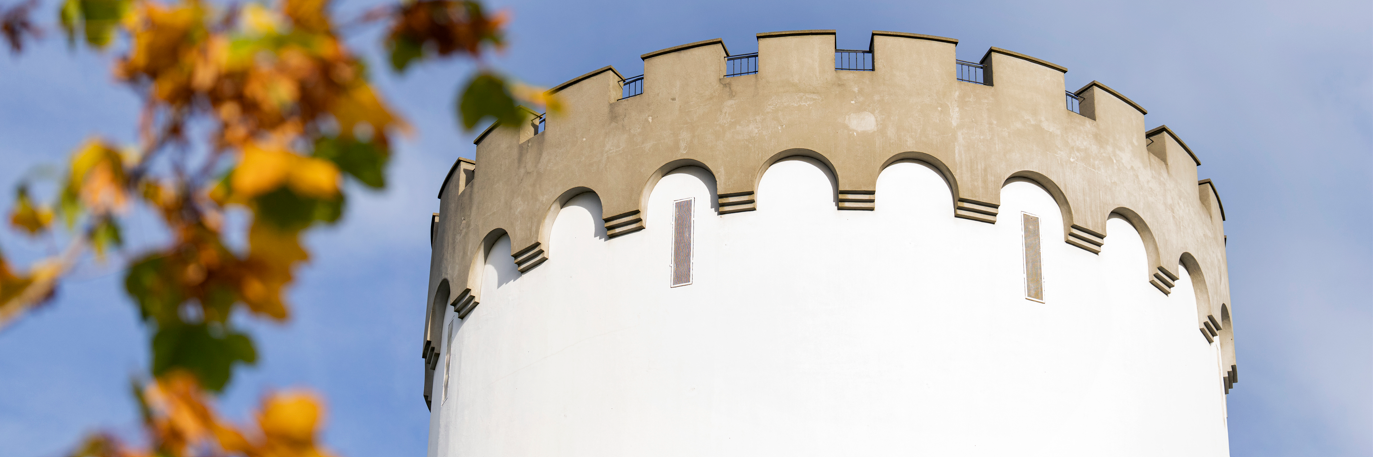 Billedet af vandtornet i efter&aring;ret 